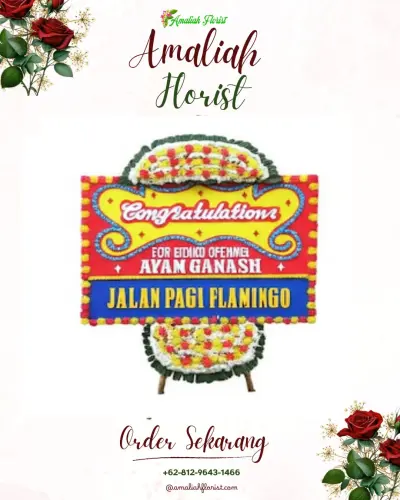 Bunga Papan Congratulation di Kruwisan